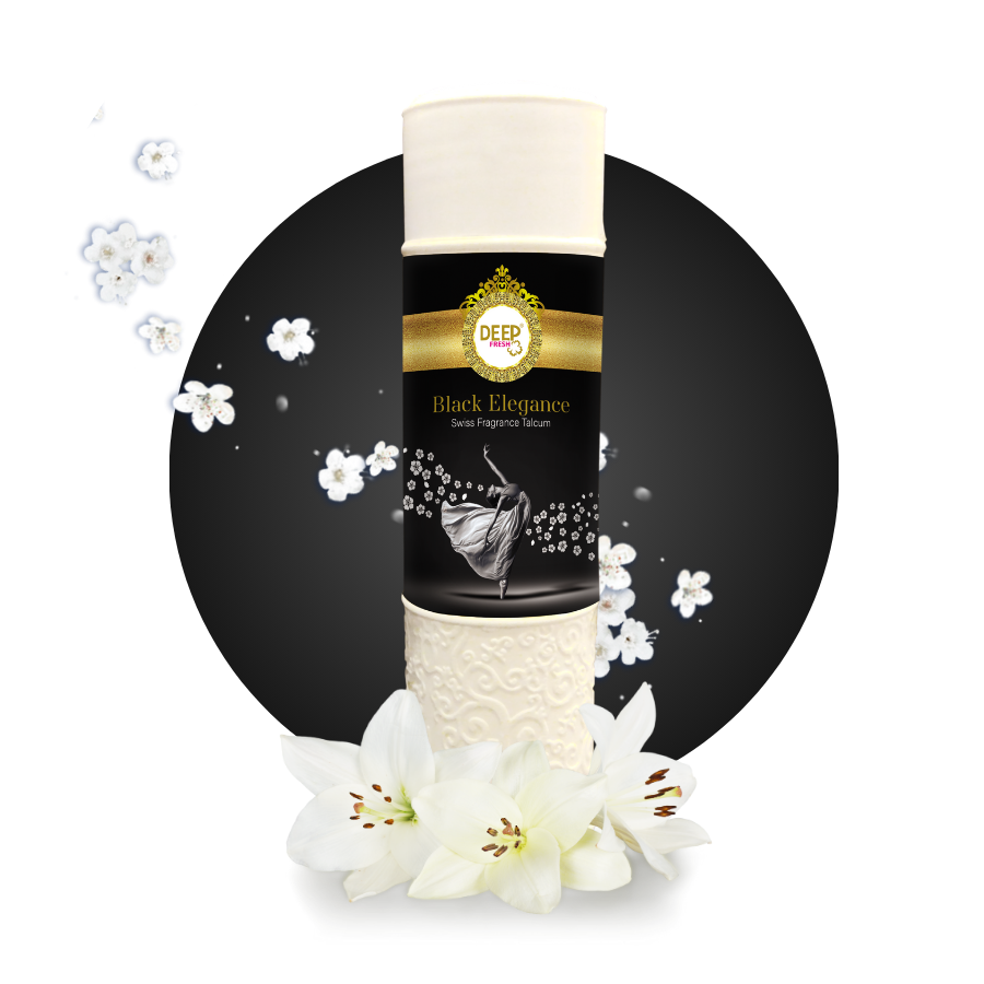 Deep Fresh Talcum powder Black Elegance