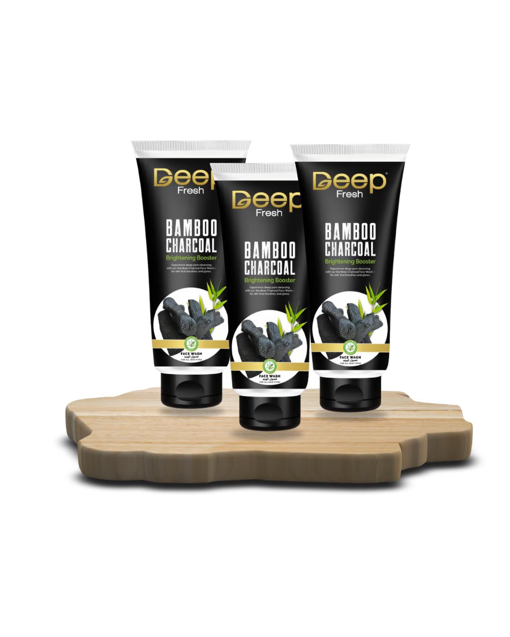 Triple Pack: Deep Bamboo & Charcoal Facewash