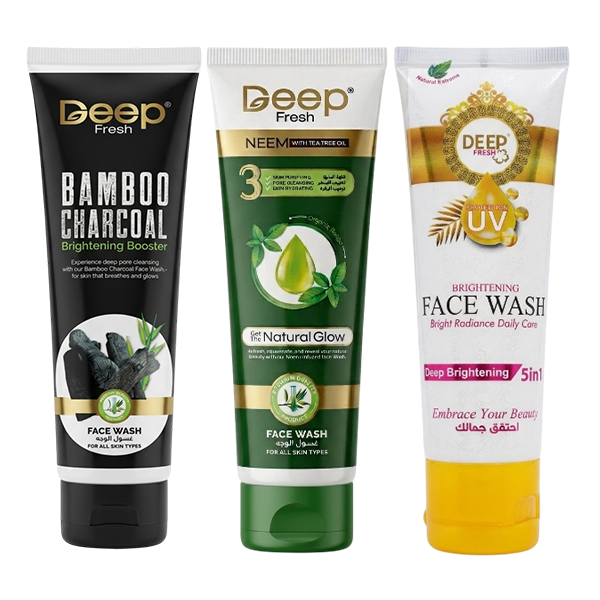 Bundle of 3 Face Washes 75g